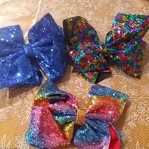 Girl's 3 pcs Hair Bows Accessory